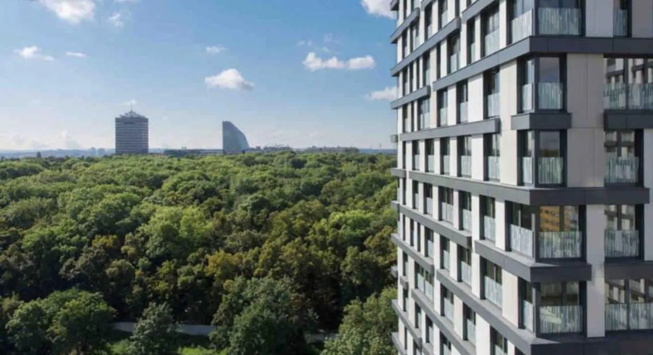 Apartament Residence Garden Tower S Balkonem, Garaz Praga Czechy