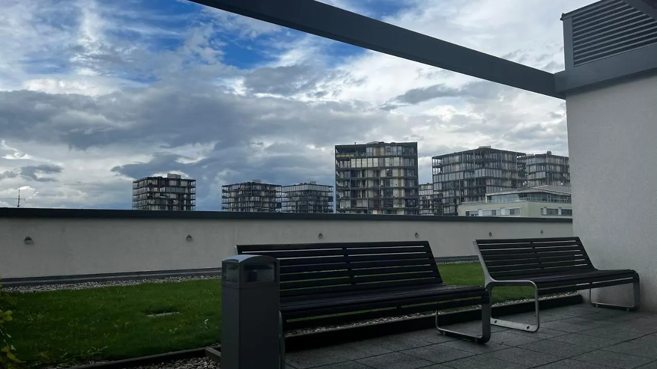 Residence Garden Tower S Balkonem, Garaz Praga Apartament