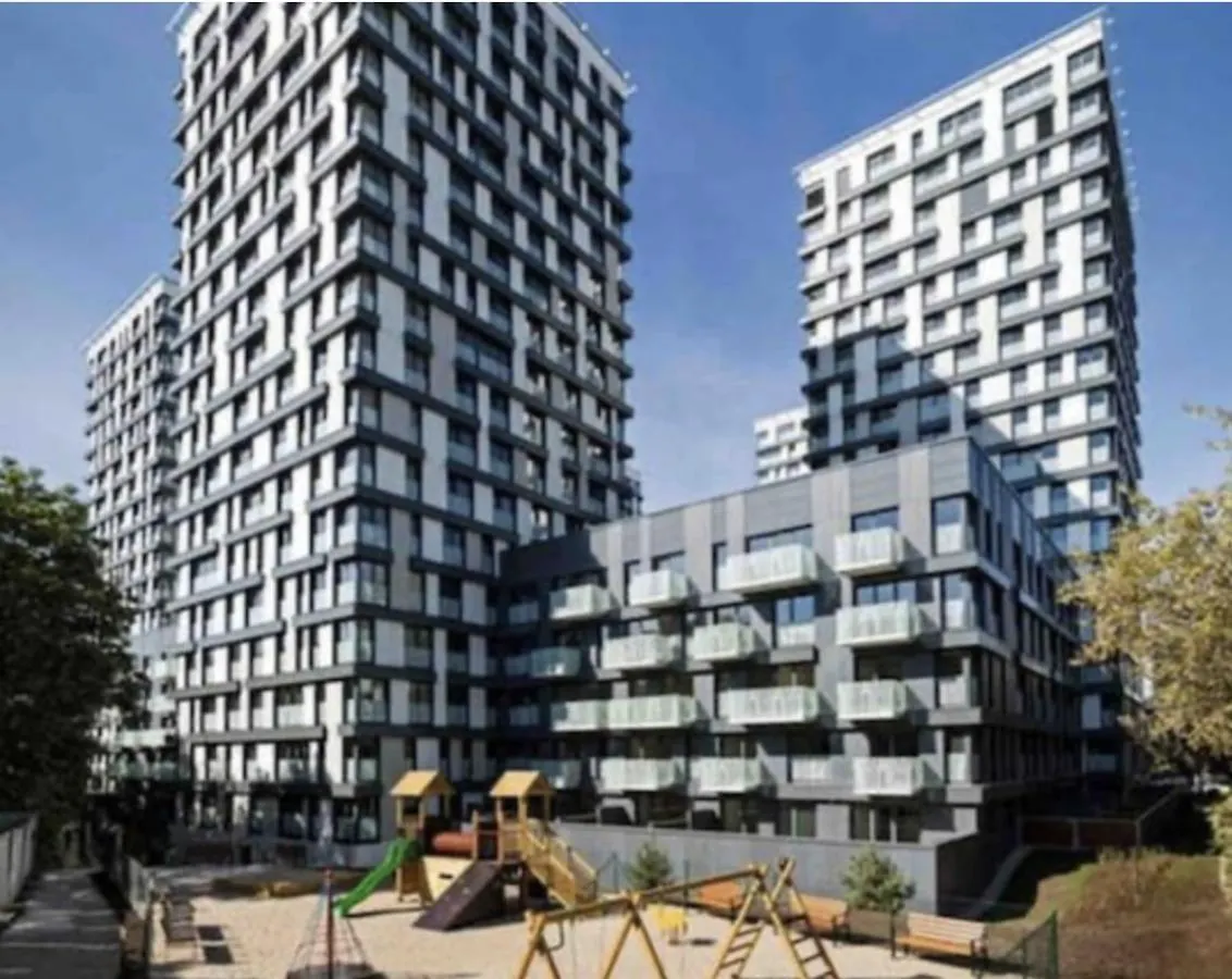 Apartment Residence Garden Tower s balkonem, garaz Prag