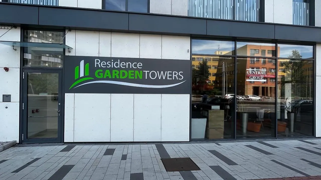 Apartment Residence Garden Tower s balkonem, garaz Prag